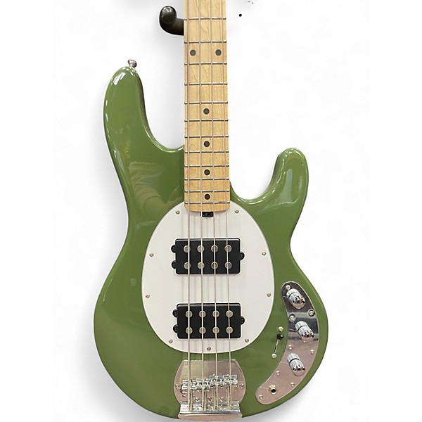 Used Sterling by Music Man Ray4HH Olive Electric Bass Guitar