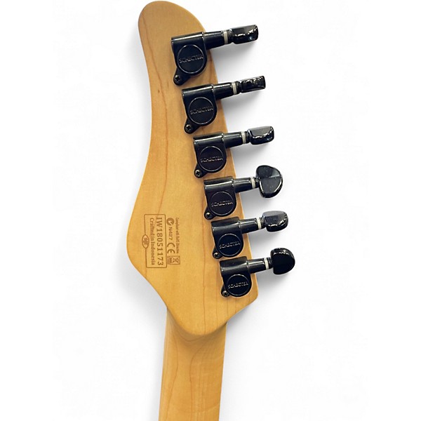 Used Schecter Guitar Research Diamond Series Sun Valley Super Shredder Satin Black Solid Body Electric Guitar