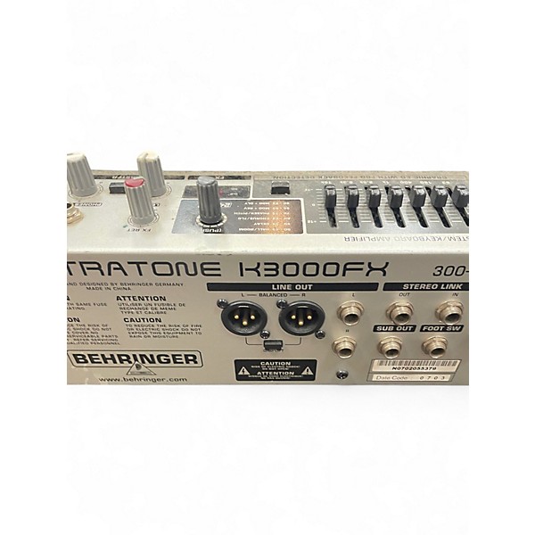 Used Behringer K3000FX 300W Keyboard Amp