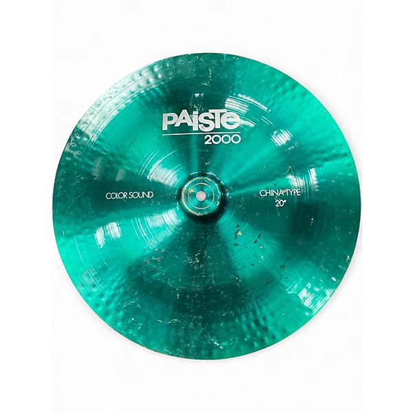 Used Paiste 20in 2000 Series Colorsound China Cymbal
