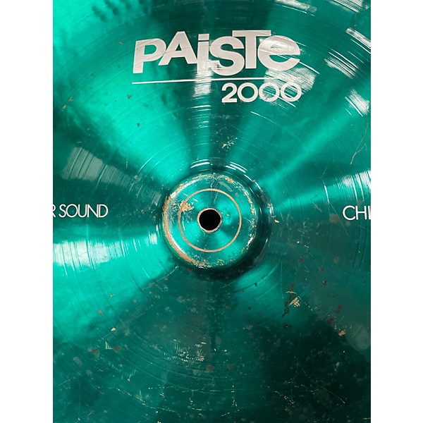 Used Paiste 20in 2000 Series Colorsound China Cymbal