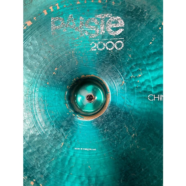 Used Paiste 20in 2000 Series Colorsound China Cymbal