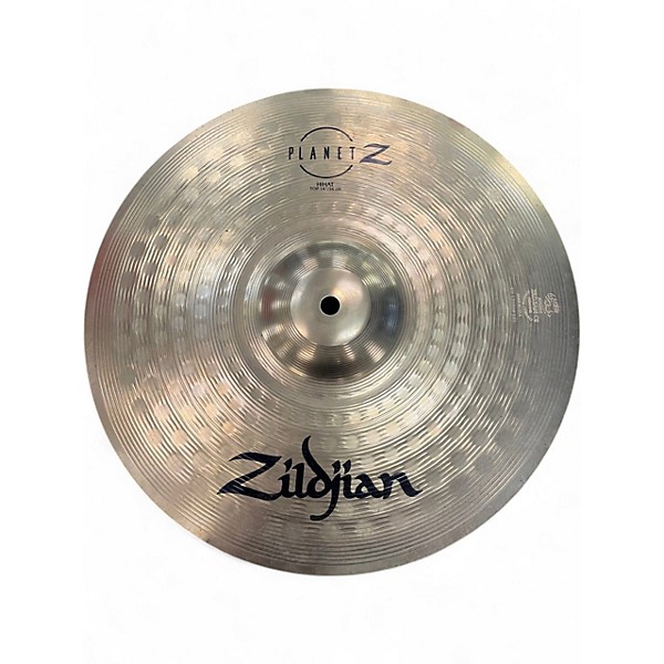 Used Zildjian 14in Planet Z Hi Hat Pair Cymbal