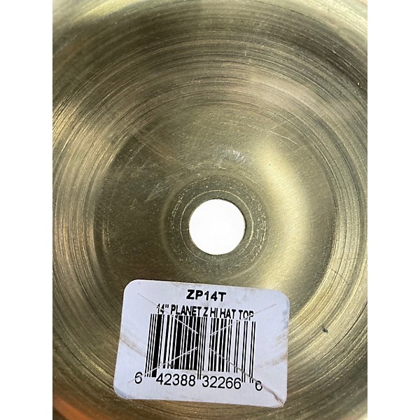 Used Zildjian 14in Planet Z Hi Hat Pair Cymbal