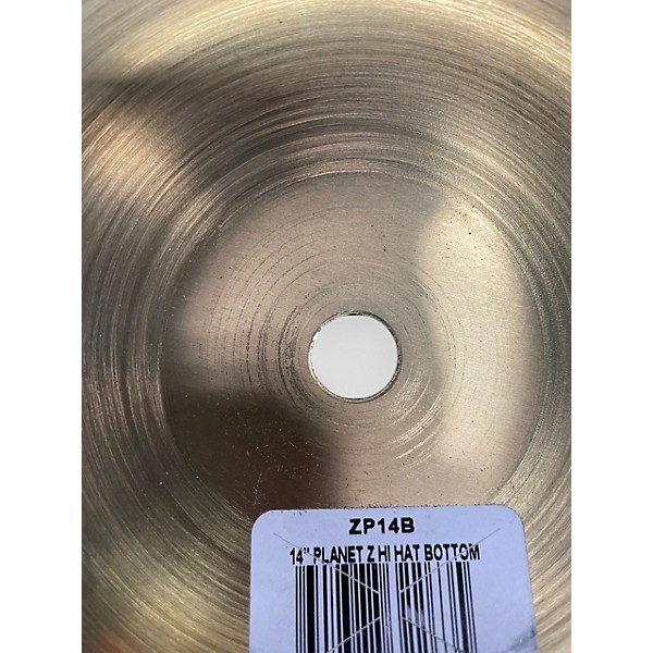 Used Zildjian 14in Planet Z Hi Hat Pair Cymbal