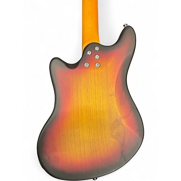 Used Schecter Guitar Research Hellcat VI Baritone 3 Color Sunburst Solid Body Electric Guitar