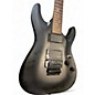 Used Schecter Guitar Research DAMIEN FR Flat Black Solid Body Electric Guitar