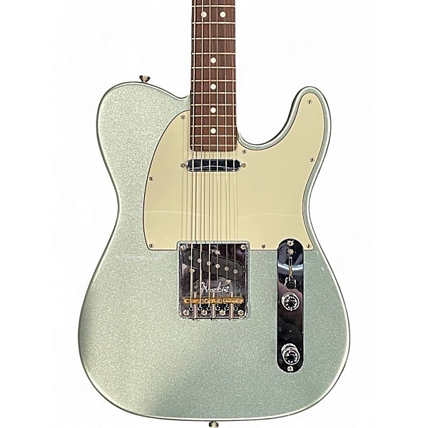 Used Fender American Professional II Telecaster Mystic Surf Green Solid Body Electric Guitar