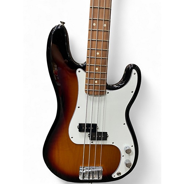 Used Fender Player Precision Bass 2 Color Sunburst Electric Bass Guitar
