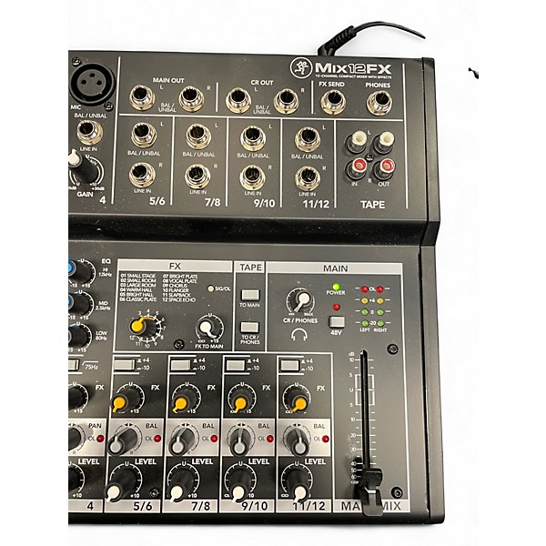Used Mackie Mix 12fx Unpowered Mixer