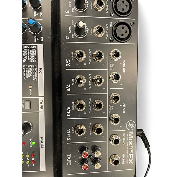 Used Mackie Mix 12fx Unpowered Mixer