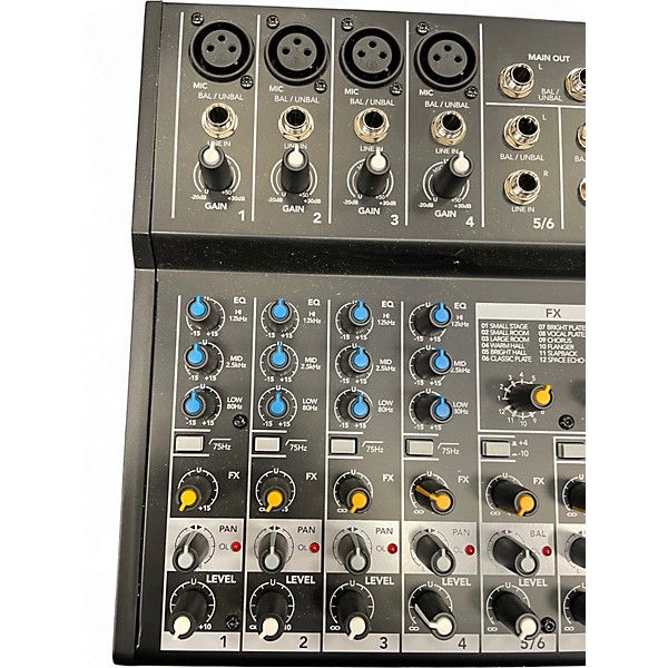 Used Mackie Mix 12fx Unpowered Mixer