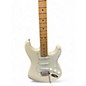 Used Fender Standard Stratocaster Antique White Solid Body Electric Guitar