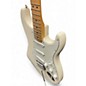 Used Fender Standard Stratocaster Antique White Solid Body Electric Guitar