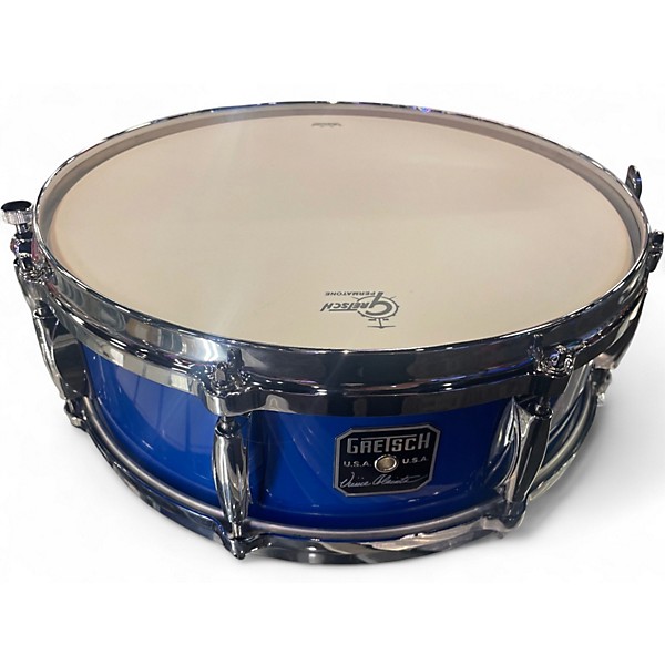 Used Gretsch 14in VINNIE COLAIUTA SNARE Blue Drum