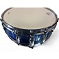 Used Gretsch 14in VINNIE COLAIUTA SNARE Blue Drum