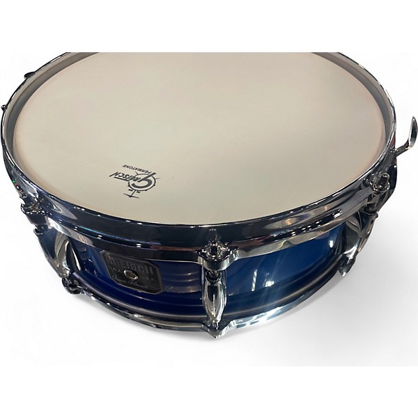 Used Gretsch 14in VINNIE COLAIUTA SNARE Blue Drum