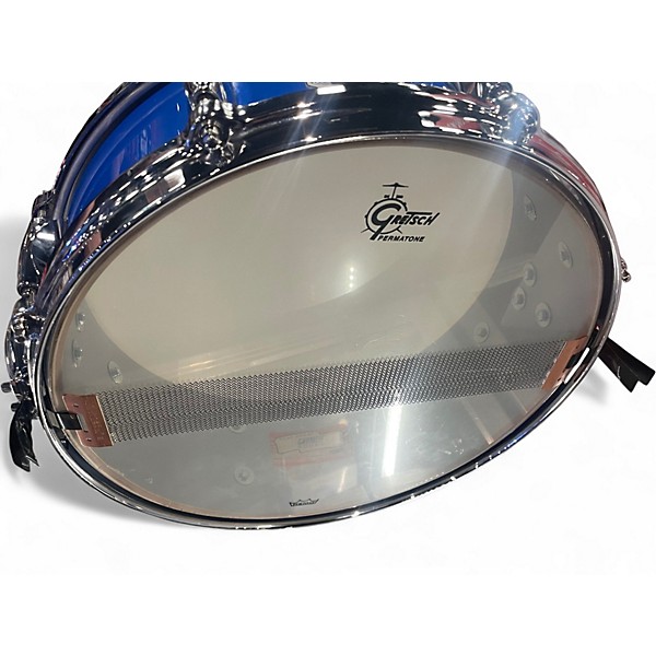 Used Gretsch 14in VINNIE COLAIUTA SNARE Blue Drum