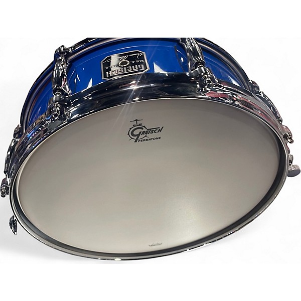 Used Gretsch 14in VINNIE COLAIUTA SNARE Blue Drum