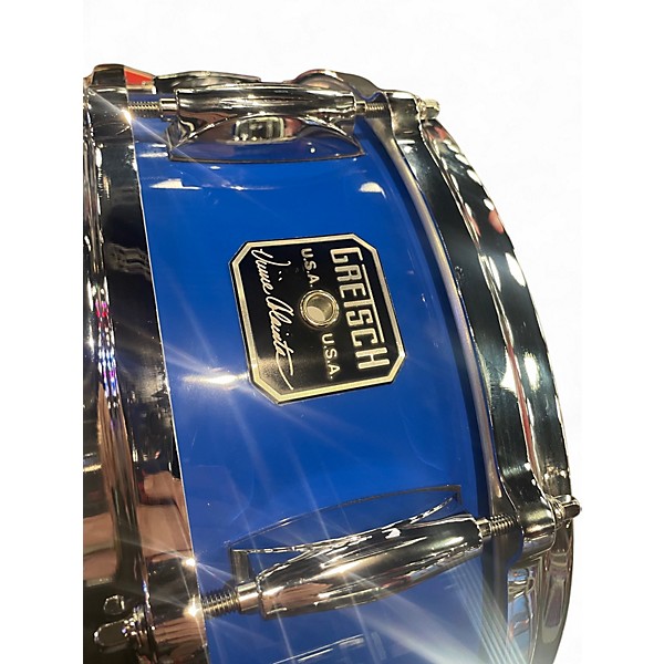 Used Gretsch 14in VINNIE COLAIUTA SNARE Blue Drum