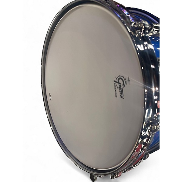 Used Gretsch 14in VINNIE COLAIUTA SNARE Blue Drum