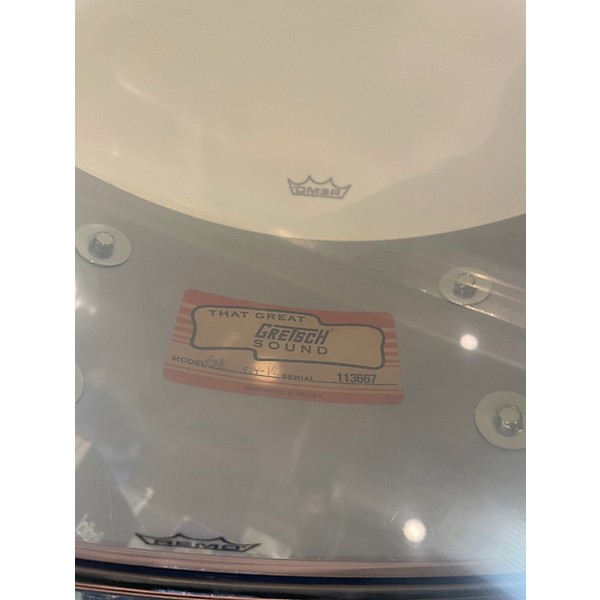 Used Gretsch 14in VINNIE COLAIUTA SNARE Blue Drum