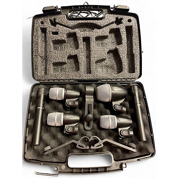 Used Shure PG Drum Mic Set 6PC Percussion Microphone Pack