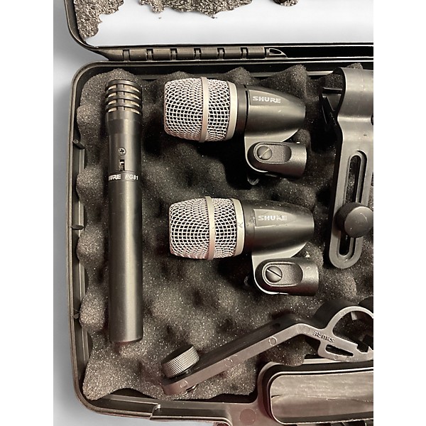 Used Shure PG Drum Mic Set 6PC Percussion Microphone Pack