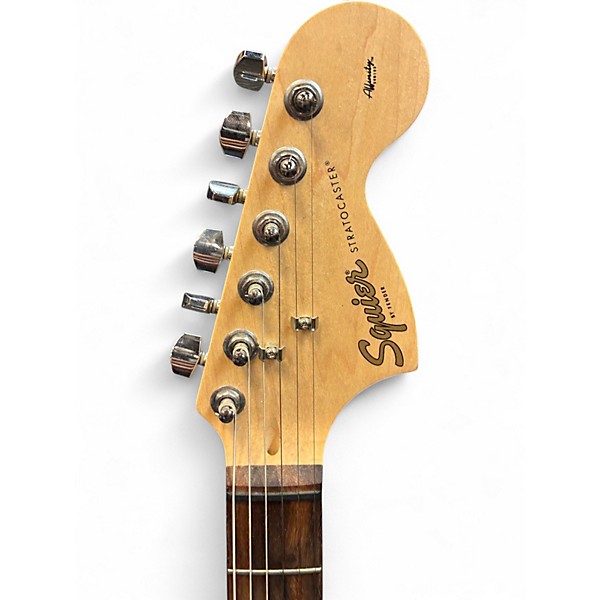 Used Squier Affinity Stratocaster Black Sparkle Solid Body Electric Guitar
