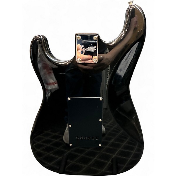 Used Squier Affinity Stratocaster Black Sparkle Solid Body Electric Guitar