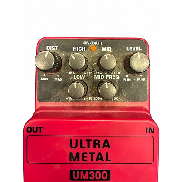 Used Behringer UM300 Ultra Metal Distortion Effect Pedal