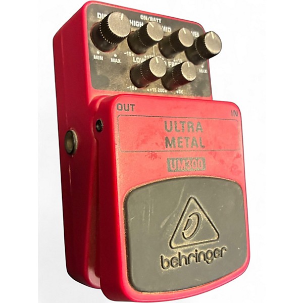 Used Behringer UM300 Ultra Metal Distortion Effect Pedal