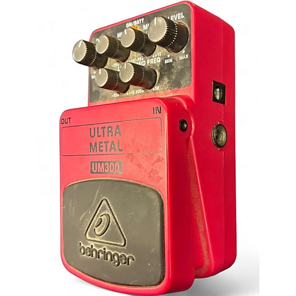 Used Behringer UM300 Ultra Metal Distortion Effect Pedal