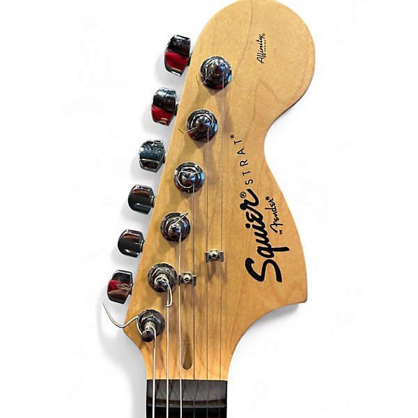 Used Squier Affinity Stratocaster Wine Red Solid Body Electric Guitar