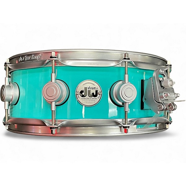 Used DW 14in Santa Monica Snare Turquoise Drum