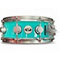 Used DW 14in Santa Monica Snare Turquoise Drum thumbnail
