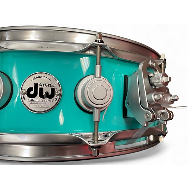 Used DW 14in Santa Monica Snare Turquoise Drum