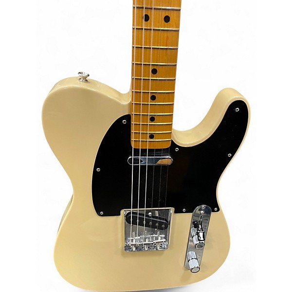 Used 2021 Fender ORIG 60S TELE MOD MN DSD Vintage White Solid Body Electric Guitar