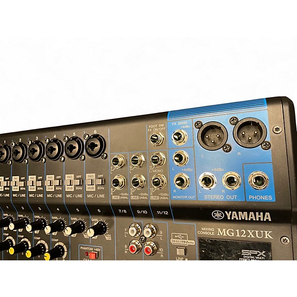 Used Yamaha MG12XUK Unpowered Mixer