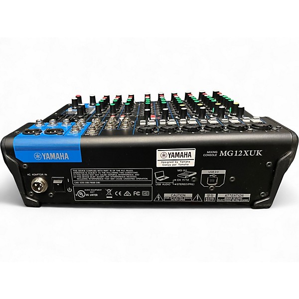 Used Yamaha MG12XUK Unpowered Mixer
