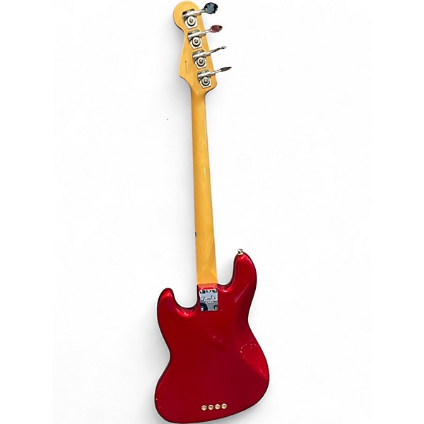 Used 2004 Fender American Series Jazz Bass Candy Apple Red Electric Bass Guitar