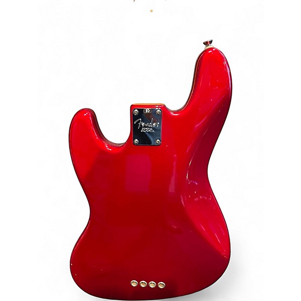 Used 2004 Fender American Series Jazz Bass Candy Apple Red Electric Bass Guitar