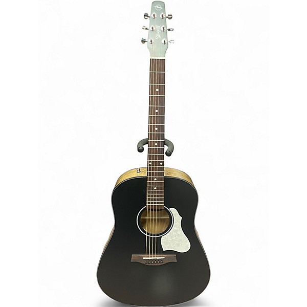 Used Seagull S6 Classic Black A/E Black Acoustic Guitar