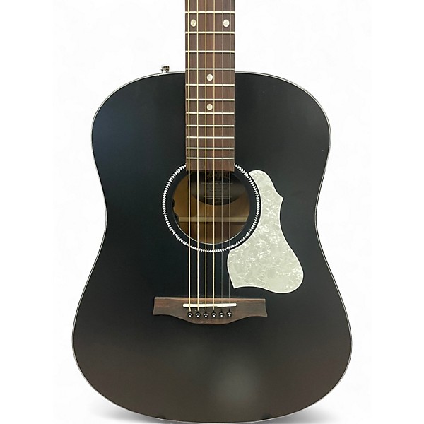 Used Seagull S6 Classic Black A/E Black Acoustic Guitar