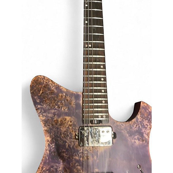 Used Eart GW2 Purple Solid Body Electric Guitar