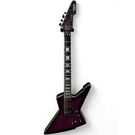 Used Schecter Guitar Research E1 FRS Trans Purple Solid Body Electric Guitar