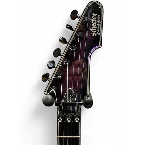 Used Schecter Guitar Research E1 FRS Trans Purple Solid Body Electric Guitar
