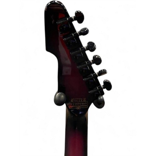 Used Schecter Guitar Research E1 FRS Trans Purple Solid Body Electric Guitar