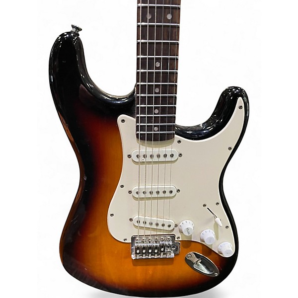 Used Squier Bullet Stratocaster 2 Tone Sunburst Solid Body Electric Guitar