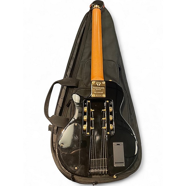 Used Traveler Guitar EG1 Custom Black Electric Guitar